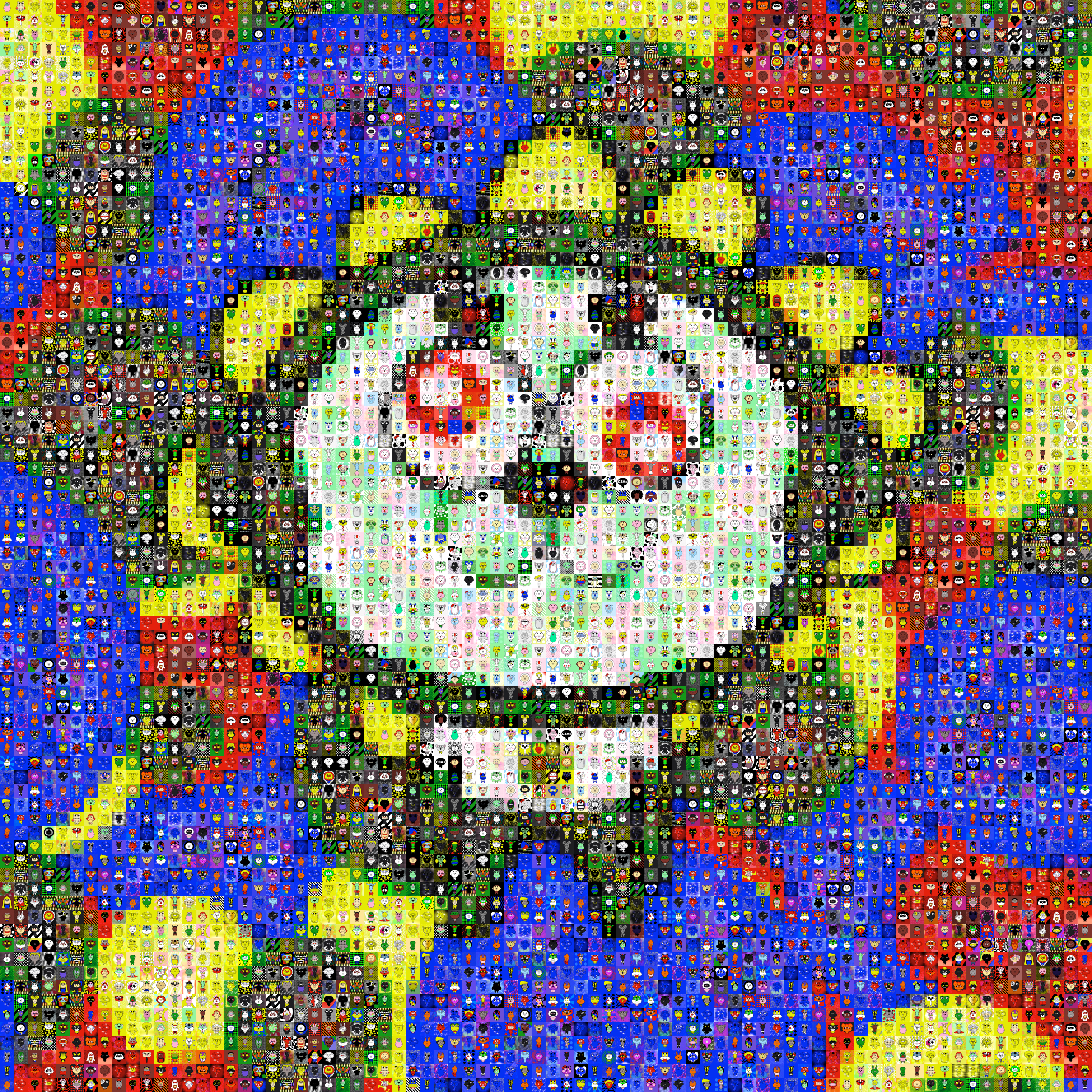 Crypto Baby Animals Mosaic #2940