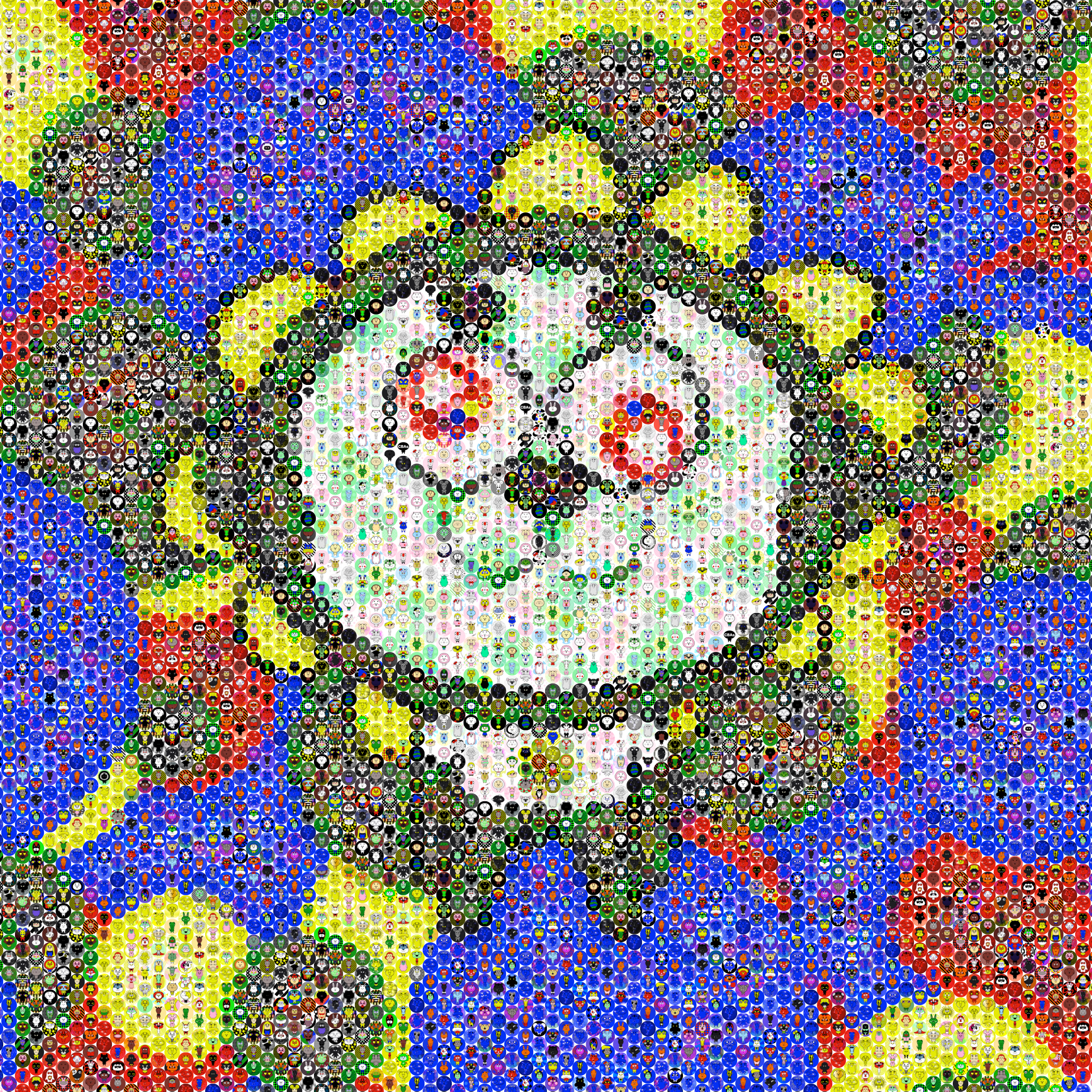 Crypto Baby Animals Mosaic #2941