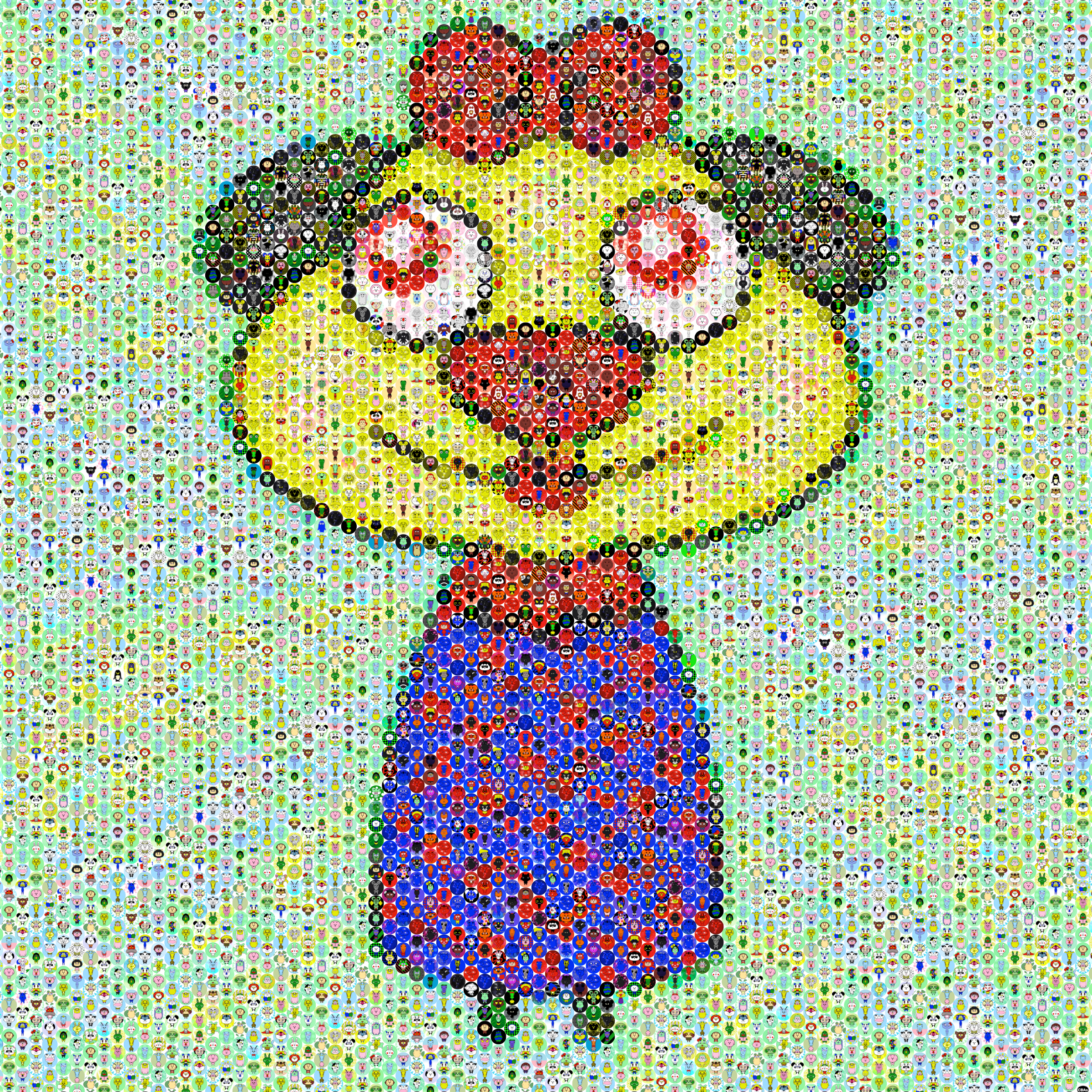 Crypto Baby Animals Mosaic #4491